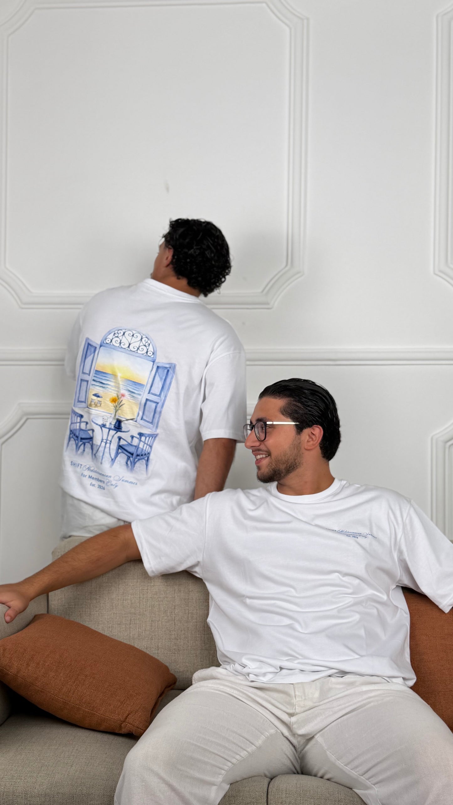 Mediterranean Summer Tee (White)