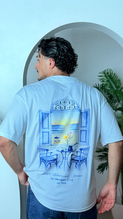 Mediterranean Summer Tee (White)
